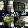 thumbnail image 6 of SDJMa Car Window Shades, Breathable Mesh Side Car Window Sun Shade, Stretchy Car Window Screen for Baby/Camping Sun Protection,Magnetic Anti-UV Car Window Covers for Rear/Back Window for Privacy, 6 of 9