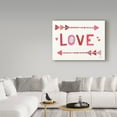 thumbnail image 3 of Trademark Fine Art 'Love Words III' Canvas Art by Melissa Averinos, 3 of 3
