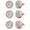 Rose Gold, variant on Cate & Chloe Pack of 3 - Ariel 18k White Gold Plated Women's Stud Earrings with Simulated Diamonds