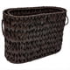 thumbnail image 1 of Cesta Tejida de Almacenamiento,Cesta de Mimbre Impermeable con Asas,Cesta Tejida Organizadora,Cesta de Despensa,Cesta de Almacenamiento de Mimbre A, 1 of 6
