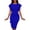 W-Blue, variant on Summer Dresses For Women 2026 Solid Color Dresses Round Neck Flared Sleeves And Side Slit Tunic Dress With Pocket Basic Clothing Xl Blue
