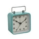 thumbnail image 1 of Reloj despertador pequeño cuadrado de metal, reloj silencioso de escritorio for cama de estudiante, reloj de mesa de cuarzo luminoso for dormir, 1 of 8