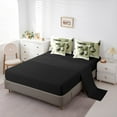 thumbnail image 5 of Manfei Green Flower Floral Bedding Comforter Set 7-Piece,Modern Aesthetic Art King Bedding Sets,Rustic Farmhouse Cabin Bed Sheets,Ultra Soft Home Decor,Reversible, 5 of 8