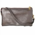 thumbnail image 2 of Humble Chic Clutch Purse Wristlets for Women - Dark Silver Vegan Crossbody Wristlet Purse, 2 of 10