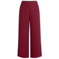 thumbnail image 4 of Favoffer Women's Linen Long Pants Solid Color Side Pocket Loose Straight Leg Casual Trousers Breathable Lightweight Summer Bottom for Travel Street Leisure, 4 of 8