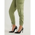 thumbnail image 5 of Sofia Jeans Women's and Women's Plus Super High Rise Luxe Cargo Pants, 27" Inseam, Sizes XXS-5X, 5 of 6