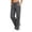 Dark Gray, variant on JIANLAI Women Side Stripe Wide Leg Track Pants, Elastic Drawstring High Waist Full Length Loose Casual Trousers, Lightweight Relax‑Fit Athletic Bottoms With Side Pockets, Sporty Lounge Pants