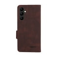 thumbnail image 5 of Allytechgroup Wallet Phone Case for Samsung Galaxy A25 5G, Built-in Credit Card Slot RFID Blocking PU Leather Flip Bumper Shockproof Protective Back Cover for Samsung Galaxy A25 5G, Brown, 5 of 9