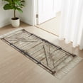 thumbnail image 3 of Hallway Runner Rug 2'x 6', Farmhouse Wood Grain Reversible Washable Rug with Tassels, Vintage Country Barn Gate Brown Decorative Modern Soft Carpet Mat for Living Room, Kitchen, Dining Room, 3 of 9