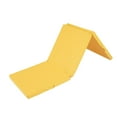 thumbnail image 6 of Three Fold Folding Exercise Mat Foldable Yoga Mat for Training Fitness Workout Yellow Oxford Cloth, 6 of 8