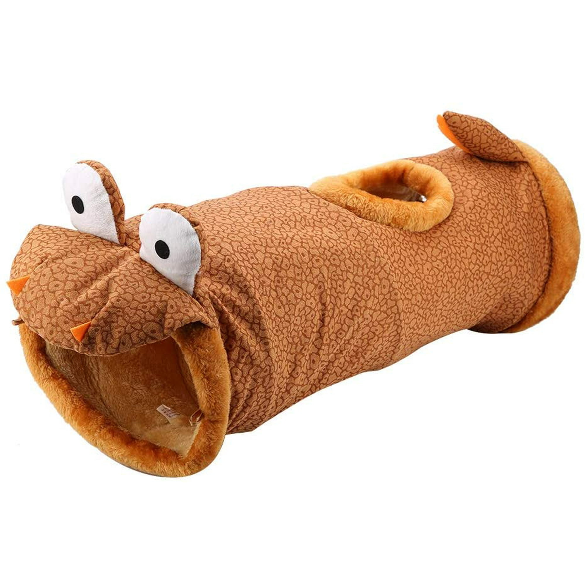 Cat Tunnel Dog Tunnel Toys Portable Folding Collapsible Hideaway Interactive Pet Crinkle Tunnel Tube for Small Medium Large Cats Dogs Rabbits