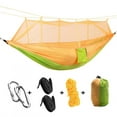thumbnail image 1 of Hamaca ligera para exteriores, mosquitera de 260x140cm, prevención de vuelcos, hamaca para acampar, columpio, 1 of 8