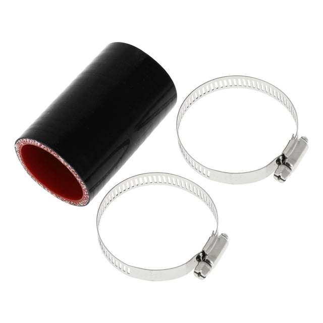 Ofertas Únicas 1 Juego de Manguera de Silicona para Automóvil de 54mm/2.13" ID 76mm/2.99" Longitud 0 Grados Azul Negro con Abrazaderas Manguera de Refrigerante Universal
