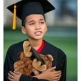 thumbnail image 5 of DolliBu Brown Lying Moose Graduation Plush Toy - Super Soft Moose Graduation Stuffed Animal Dress Up with Gown and Cap with Tassel Outfit - Reward Celebration Grad Gift - 9 Inch, 5 of 7