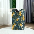 thumbnail image 6 of Yayeee Freestanding Laundry Hamper with Handle Collapsible Large Storage Basket for Clothes, Blue Lemons, 6 of 7