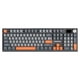 thumbnail image 1 of Teclado mecánico inalámbrico para juegos de deportes electrónicos LT104 con Bluetooth, tres modos, con cable y eje verde, teclado de alto valor cromático, 1 of 1