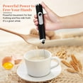 thumbnail image 4 of Milk Frother Handheld with Stand, 3 Speed Adjustable Electric Whisk, Drink Mixer with Stainless 3 Whisk, Hand Frother Wand Rechargeable, Foam Maker for Cappuccino Hot Chocolate Egg Latte Black, 4 of 7