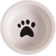 thumbnail image 1 of Cuenco de cerámica blanca para perros, cuenco para gatos, cuenco de cerámica para perros, cuenco de cerámica elegante y resistente para perros con un diseño moderno, cuenco para perros pequeños/gatito, 1 of 5