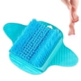 thumbnail image 1 of Limpiador de pies de ducha con piedra pómez, limpieza de pies, suave, exfoliante y masajeador sin doblarse en la ducha o bañera, removedor de callos y piel muerta de los pies, antideslizante mejorado con ventosas Vhermosa 220429-2, 1 of 8