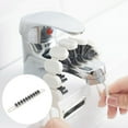thumbnail image 4 of Bendable Multifunctional Cleaning Brush Hard Bristled Cleaning Brush For Kitchen Compact Household Cleaning Tool Curved Brush For Faucet Stove Small Cleaning Brushes Bottle Brush with Stand Toilet, 4 of 8