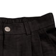 thumbnail image 3 of Qgtaibl Loose Fit Wide Leg Pants for Men Pleated High Waisted Casual Business Trousers with Pockets Lightweight Breathable Athletic Pants Black XXXL, 3 of 5