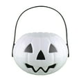 thumbnail image 3 of Jack O Lantern Bucket Candy Pail Halloween Decoration Classic Pumpkin Design for Children's Trick or Treat, 3 of 9