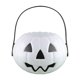 thumbnail image 3 of Cubo de dulces de Halloween, cubo de dulces, Jack-O-Lantern, extraíble y reutilizable Blanco, 3 of 9