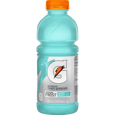 Gatorade Thirst Quencher Frost Sports Drink, Arctic Blitz, 20 Fl Oz, 8 ...