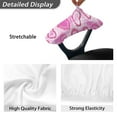 thumbnail image 4 of SCRAWLGOD Tie-Dye Heart Pink 2 Pieces Set Non-Slip Office Chair Armrest Covers Easy to Remove Chair Arm Covers Pads Dustproof Washable Desk Chair Arm Slipcover, 4 of 6
