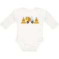 thumbnail image 3 of Inktastic Cement Mixer Construction Boys Long Sleeve Baby Bodysuit, 3 of 5