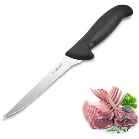Boning Knife, Deboning Knife 6 inch Razor Sharp Semi-Stiff Blade for Meat Cutting, High Carbon Stainless Steel Blades with Ergonomic Non-Slip Handle$$Home Decor, Kitchen, & Other