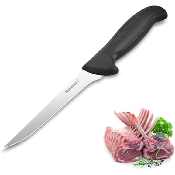 Boning Knife, Deboning Knife 6 inch Razor Sharp Semi-Stiff Blade for Meat Cutting, High Carbon Stainless Steel Blades with Ergonomic Non-Slip Handle$$Home Decor, Kitchen, & Other