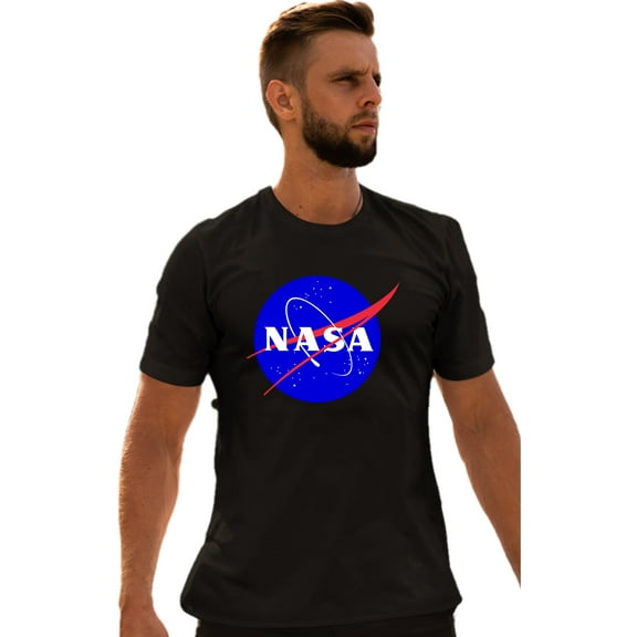 Adult Blue NASA Logo T-Shirt