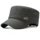 thumbnail image 4 of Jumpingount Gorras con parte plana de protección solar para verano y otoño, sombreros militares Vintage para mujer, gorras con parte plana Sombreros azul oscuro, 4 of 6