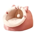 thumbnail image 3 of HJuyYuah Semi-Enclosed Hardwearing Pet Bed, Low Maintenance Cozy Sleeping House for Cats Small Dogs, 3 of 7