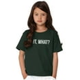 thumbnail image 4 of Wait What Funny Novelty One Liner Crewneck T Shirts Boy Girl Teen Brisco Brands L, 4 of 6