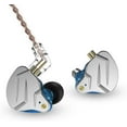 thumbnail image 2 of KZ ZSN Pro 1BA+1DD Hybrid in Ear Earphones Monitor Running Sports Headphones HiFi Bass Metal Wired Earbuds (No Mic, Blue), 2 of 12