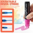 thumbnail image 2 of NUAHRHY 10 Colors Jumbo Markers, 0.59" Felt Tip Large Acrylic Paint Graffiti Markers, Permanent Graffiti Pens for Coloring Gifts, Poster Outdoor Signs Stone Ceramic Canvas Painting, Soft Color, 2 of 9