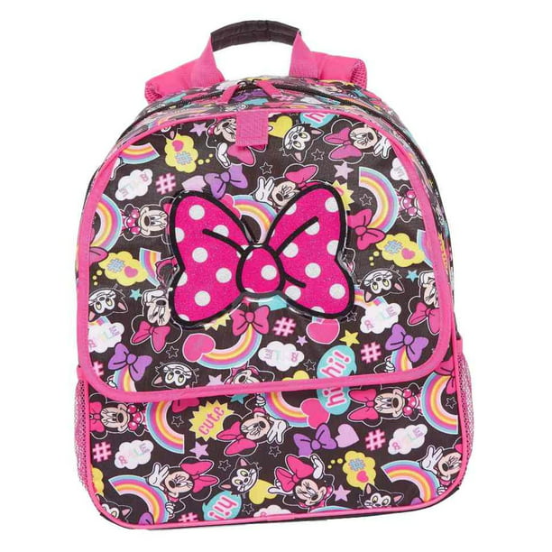 Behandeling deze klinker Disney Collection Minnie Mouse Bow 15 Inch Backpack School Travel Back Pack  - Walmart.com