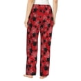 thumbnail image 3 of Goofa A Web With A Spider 1 Printed Soft Pajama Pants for Women, Wide Leg Comfy Casual Lounge Yoga Pants-XX-Large, 3 of 9