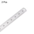 thumbnail image 3 of Unique Bargains 2pack Stainless Steel Ruler, 24" Metal Rulers 1.14" Wide Inch and Metric Graduation, 3 of 7