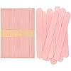 CraftySticks- 50 Pack 6 Inch Pastel Pink Painted Wood Craft Sticks, Jumbo Popsicle Sticks for Crafts, Learning and STEM Basics