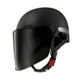 thumbnail image 5 of Luwecf Motorcycle Half Helmet Accessories Vintage Design for Cycling Bike Motocross Black, 5 of 9