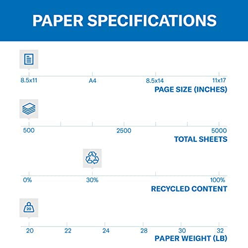 Hammermill Salmon Colored 20lb Copy Paper, 8.5x11, 1 Ream, 500 Total Sheets, Made in USA, Sustainably Sourced From American Family Tree Farms, Acid Free, Pastel Printer Paper, 103119R