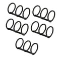 thumbnail image 1 of 5 uds 3 anillos carpetas de hojas metálicas sueltas 3 agujeros anillos de carpeta de hojas metálicas sueltas anillos de libro , Negro 30mm DYNWAVEMX Anillos de libro, 1 of 8