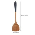 thumbnail image 2 of IDEANATEGRATE 1Pcs Spatulas For Kitchen Use Wooden Spatula Multi Color 38.7x9.5x0.4Inch Cooking Frying Stirfrying, 2 of 8