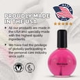 thumbnail image 7 of Pro Nail Wet Glaze - Clear Quick Top Coat Dry Nail Polish Professional salon size. 2.5 Oz, 7 of 7