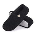 thumbnail image 4 of Daznico Womenâs Fuzzy Slippers Non- Winter House Shoes with Moon & Star Print, Cozy Plush Comfort Thick Sole Indoor,Color:Black,Size:9.5, 4 of 6