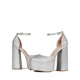 thumbnail image 4 of Zapatos DREAM PAIRS Aurelia Plata con Plataforma y Pedrería, 4 of 6