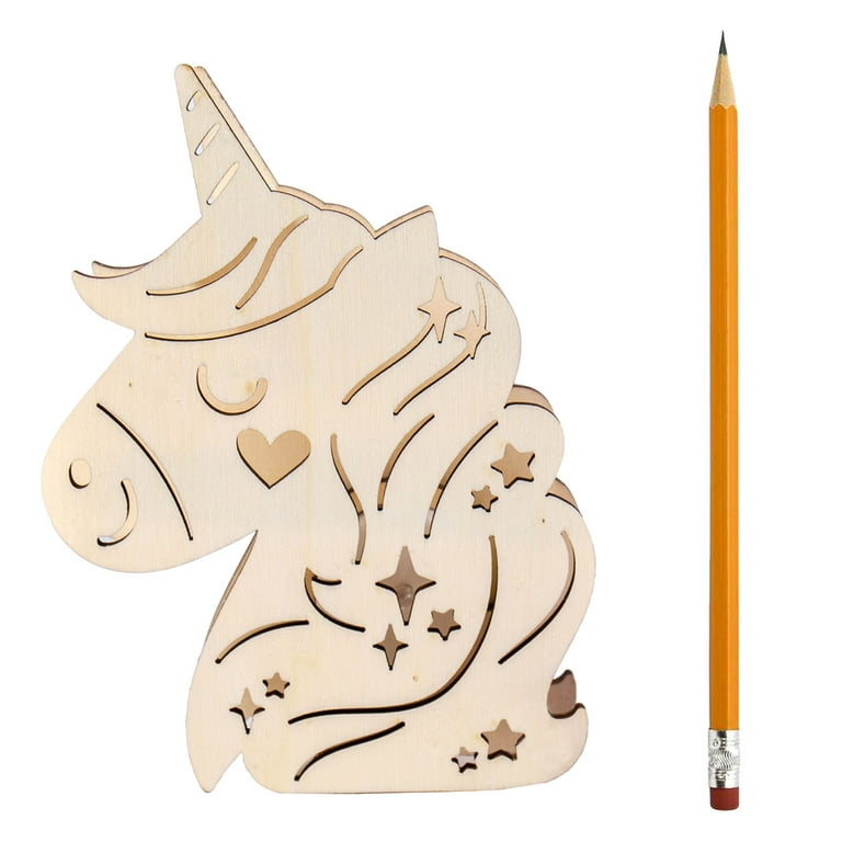 Wooden Art Case Deluxe Unicorn With 100 Accessories - The Model Shop
